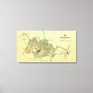 Kampf von Chancellorsville 3 Leinwanddruck