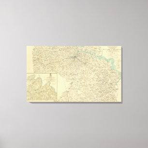 Kampf von Chancellorsville Leinwanddruck