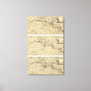 Kampf von Chancellorsville Leinwanddruck