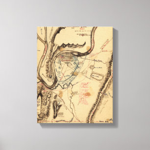 Kampf von Chickamauga - ziviler Leinwanddruck