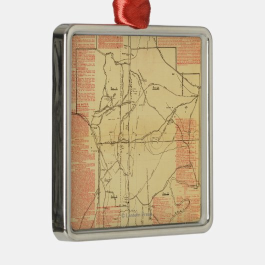 Kampf von Chickamauga - ziviler Ornament Aus Metall (Rechts)