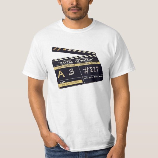 "Kampf von Großbritannien" Film clapperboard T - T-Shirt (Vorderseite)