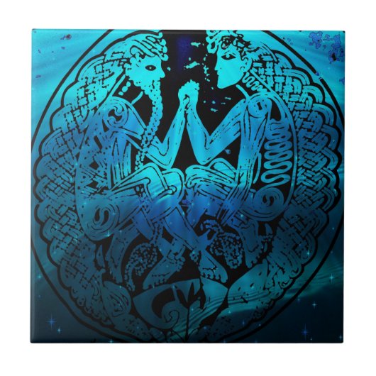 Kampf von gutem gegen Übel Fliese (Vorderseite)