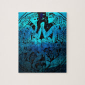 Kampf von gutem gegen Übel Puzzle (Vertikal)