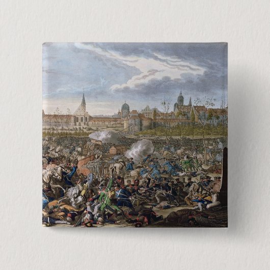 Kampf von Leipzig, am 19. Oktober 1813 Button (Vorderseite)