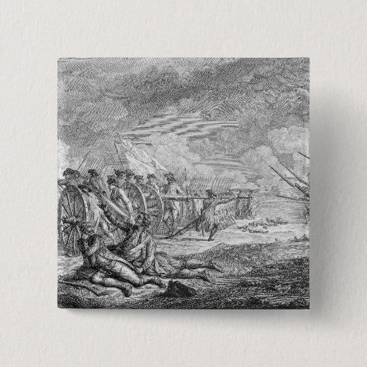 Kampf von Lexington, von 'Recueil d'Estampes Button (Vorderseite)