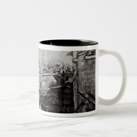 Kampf von Monterey Zweifarbige Tasse (Rechts)