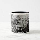 Kampf von Monterey Zweifarbige Tasse (Mittel)