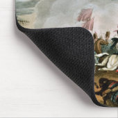 Kampf von Morales, graviert von Thomas Sutherland Mousepad (Ecke)