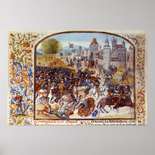 Kampf von Neville Kreuz vom hundert Poster