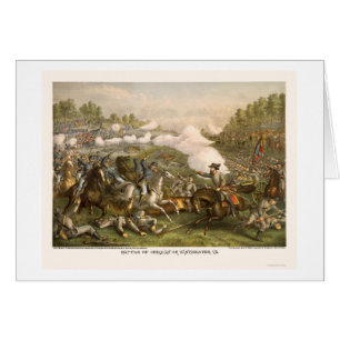 Kampf von Opequan durch Kurz und Allison 1864