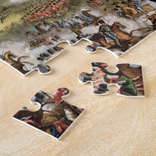 Kampf von Quatre BH am 16. Juni 1815 'vom M Puzzle (Seite)