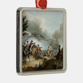 Kampf von Salamanca, geätzt von J. Clarke Silbernes Ornament (Rechts)