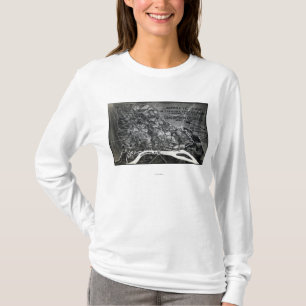 Kampf von Shiloh - ziviler Kriegs-panoramische T-Shirt