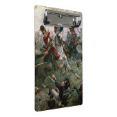 Kampf von Waterloo 1898 am 18. Juni 1815 (Farbe L Mini Klemmbrett (Schrägansicht)