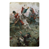 Kampf von Waterloo 1898 am 18. Juni 1815 (Farbe L Mini Klemmbrett (Rückseite)