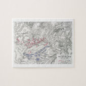 Kampf von Waterloo am 18. Juni 1815 Blatt 1. Puzzle (Horizontal)