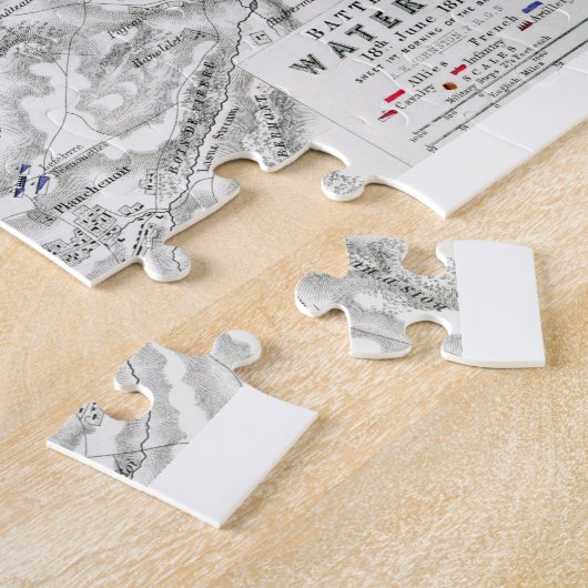 Kampf von Waterloo am 18. Juni 1815 Blatt 1. Puzzle (Seite)
