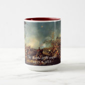 Kampf von Waterloo durch William Sadler Tasse (Zentrum)