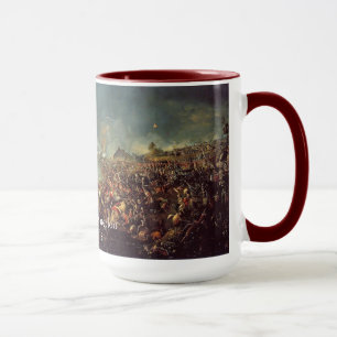 Kampf von Waterloo durch William Sadler Tasse