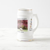 Kampf von zweitem Fluss Stein Bierglas (VorderseiteRechts)