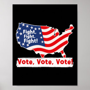 Kampf Wahl für Trump Präsidentschaftswahl Poster