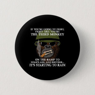 Kampf wie der dritte Affe - Funny Boxing und Mixed Button