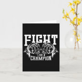 Kampf wie ein Champion Karte (Gelbe Blume)