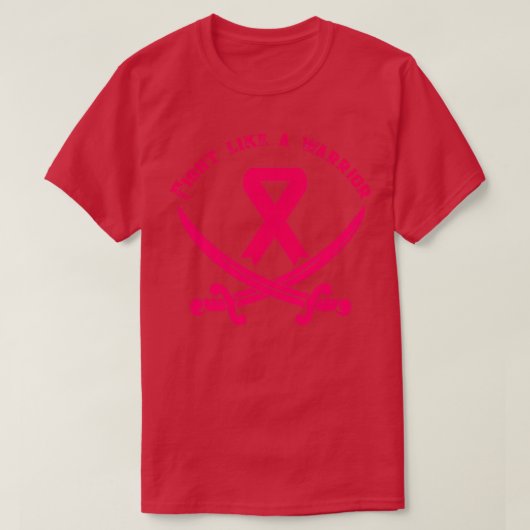 Kampf wie ein Krieger T-Shirt (Design vorne)