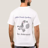 Kampf wie ein Zebra EDS Awareness T - Shirt (Rückseite)