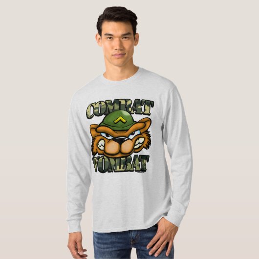 Kampf Wombat T-Shirt (Vorne ganz)