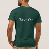 "Kampf YE? "T - Shirt (Weiß u. Grün) (Rückseite)