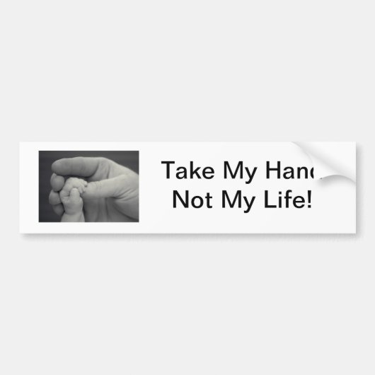 Kampf zum zu leben autoaufkleber (Vorne)