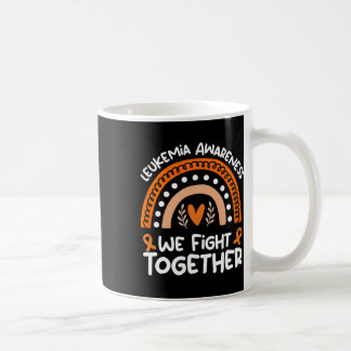 Kampf zusammen Leukämie Bewusstsein Leukämie 3 Kaffeetasse