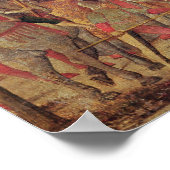 Kampf zwischen Darius und Alexander dem Großen Poster (Ecke)