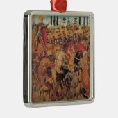 Kampf zwischen Darius und Alexander der Große Ornament Aus Metall (Rechts)