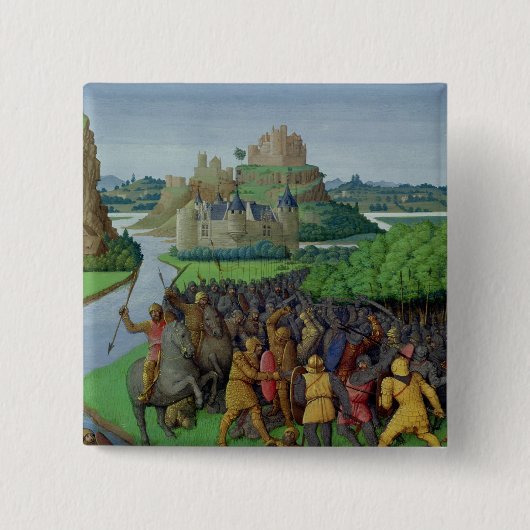 Kampf zwischen dem Maccabees und dem Bacchides Button (Vorderseite)