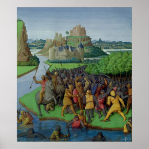 Kampf zwischen dem Maccabees und dem Bacchides Poster