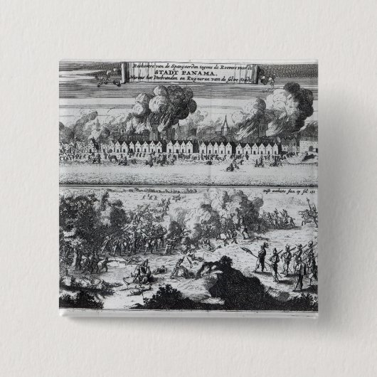 Kampf zwischen den Buccaneers Button (Vorderseite)