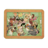 Kampf zwischen den Kräften des Iran und Turan, ill Magnet (Horizontal)