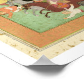 Kampf zwischen den Kräften des Iran und Turan, ill Poster (Ecke)