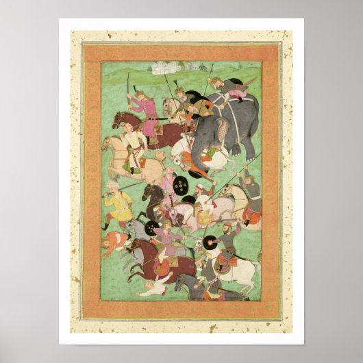 Kampf zwischen den Kräften des Iran und Turan, ill Poster (Vorne)