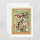 Kampf zwischen den Kräften des Iran und Turan, ill Postkarte (Vorne/Hinten)