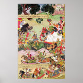 Kampf zwischen den Kräften Persiens und Turans Poster (Vorne)