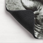 Kampf zwischen einem Drachen und einem Löwe Mousepad (Ecke)