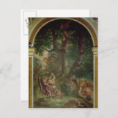 Kampf zwischen Jakob und dem Engel, 1850-61 Postkarte (Vorne/Hinten)