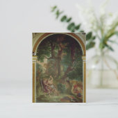 Kampf zwischen Jakob und dem Engel, 1850-61 Postkarte (Stehend Vorderseite)