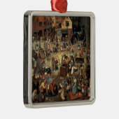 Kampf zwischen Karneval und geliehen, 1559 Silbernes Ornament (Rechts)