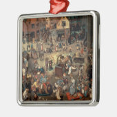 Kampf zwischen Karneval und geliehen, 1559 Silbernes Ornament (Links)