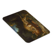 Kampf zwischen Löwen und Tiger Magnet (Rechte Seite)